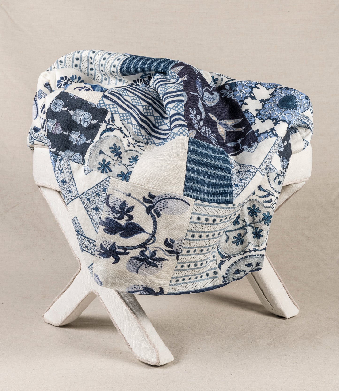 Blue & White Patchwork