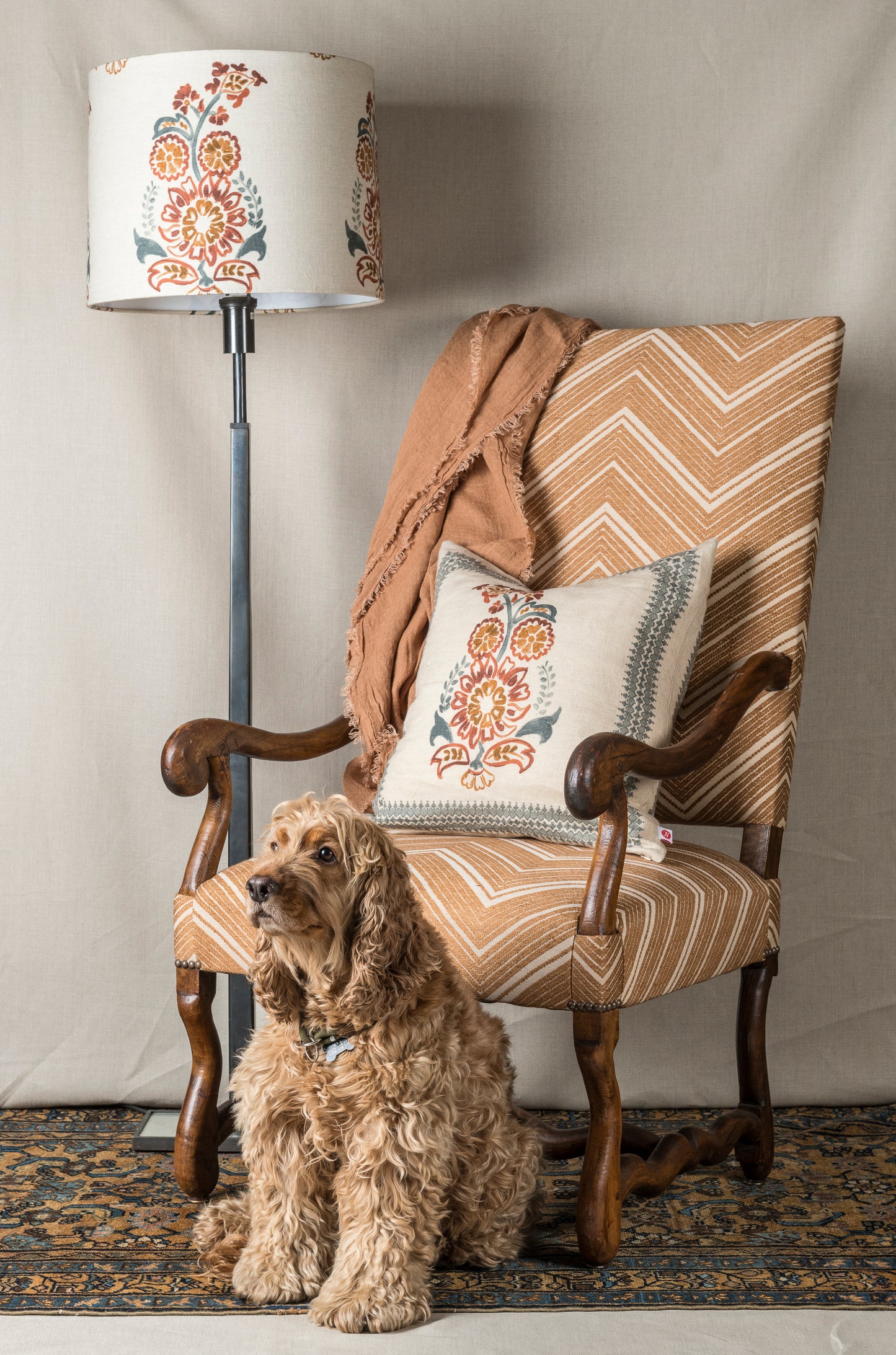 Paisley Border Cushion