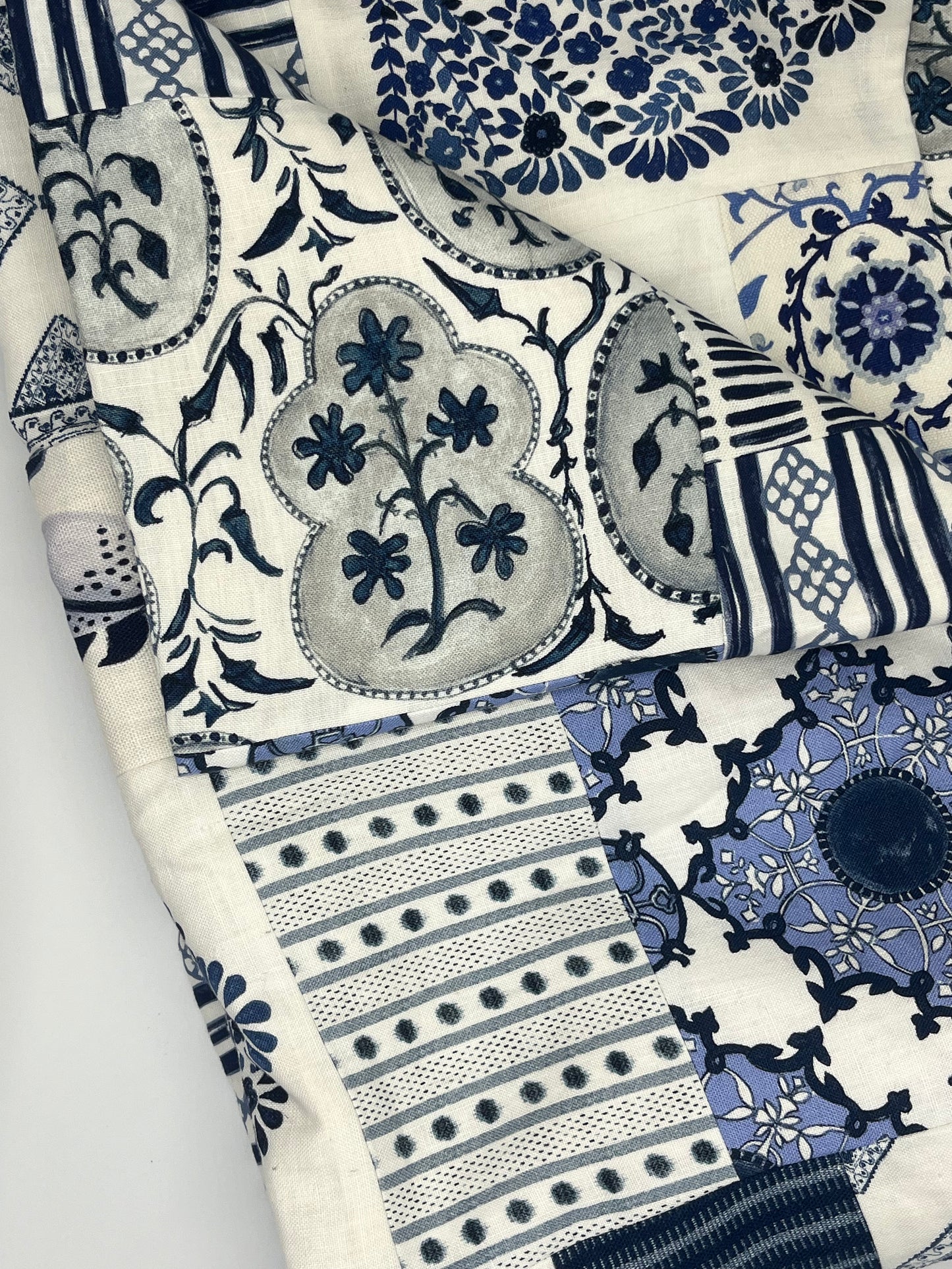 Blue & White Patchwork
