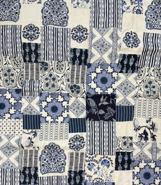 Blue & White Patchwork