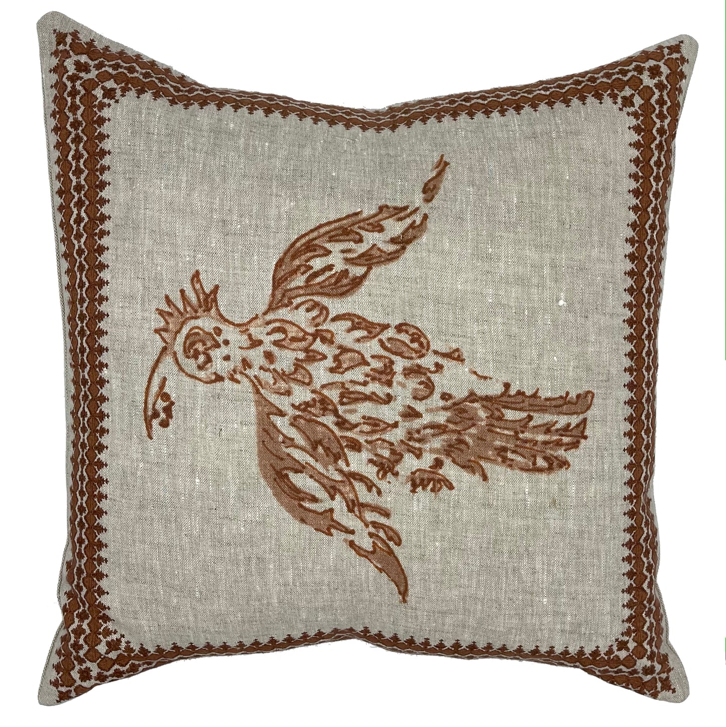 Parrot Border Cushion