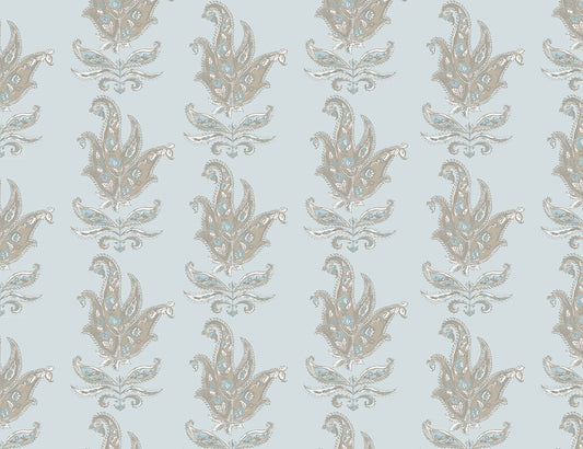 Royal Paisley Ice Taupe Remnant
