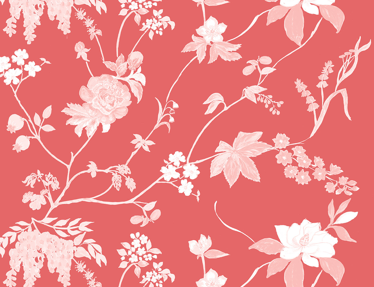 Spring Garden Mono Peach Remnant