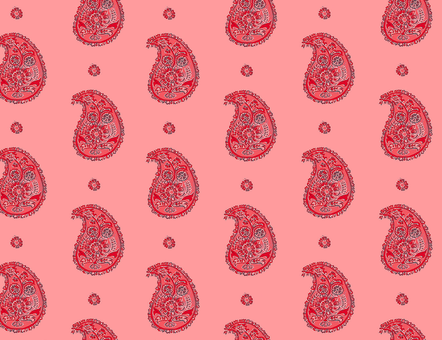 Paisley Nine Muses Coco Peach Remnant