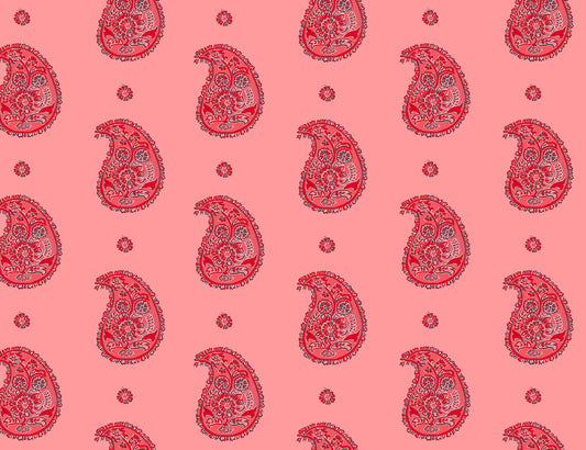 Paisley Nine Muses Coco Peach Remnant