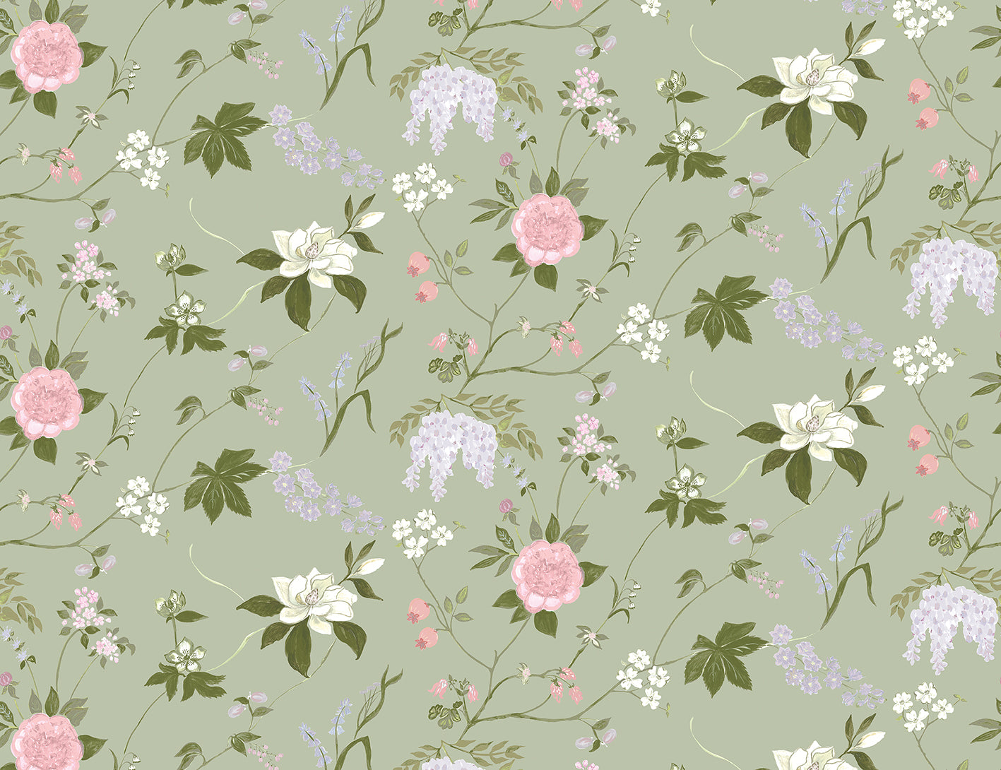 Spring Garden Small Mint Remnant